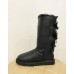 UGG Bailey Bow Tall Leather Black